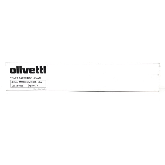 OLIVETTI B0888 TONER ORIGINALE CIANO D-COLOR MF-1600/D-COLOR MF2000 [A BOX]