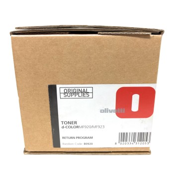 OLIVETTI B0920 TONER ORIGINALE NERO OLIVETTI D-COLOR MF920 / MF 923 [A BOX]