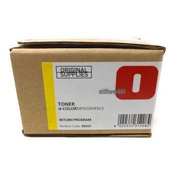 OLIVETTI B0923 TONER ORIGINALE GIALLO OLIVETTI D-COLOR MF920 / MF 923 [A BOX]