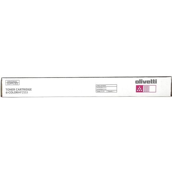 OLIVETTI B1251 TONER ORIGINALE MAGENTA PER D-COLOR MF2553 [A BOX]