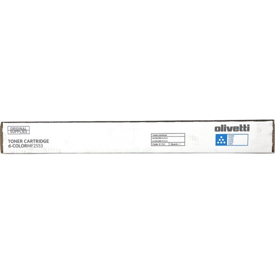 OLIVETTI B1252 TONER ORIGINALE CIANO PER D-COLOR MF2553 [A BOX]
