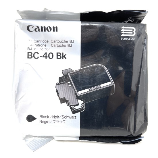 CANON BC-40BK CARTUCCIA ORIGINALE NERO PER CJ7/CJ10/OLIVETTI COLOR 8000 [A BOX]