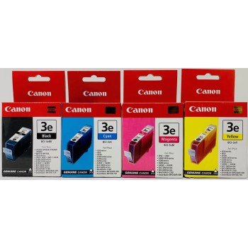 CANON BCI-3eBK/BCI-3eC/BCI-3eM/BCI-3eY NERO/CIANO/MAGENTA/GIALLO i550/i850/i6500 [A BOX]