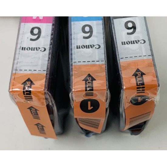 CANON BCI-6 NERO CIANO MAGENTA 3 CARTUCCE ORIGINALI CANON i965/i990/i9950/iP6000 [NO BOX]