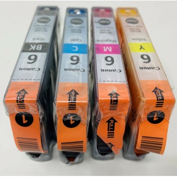 CANON BCI-6 KIT ORIGINALE NERO/CIANO/MAGENTA/GIALLO iP4000/iP5000/iP6000D/iP8500 [A BOX]