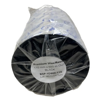 BROTHER BSP-1D600-110 110mm x 600mt 1 RIBBON ORIGINALE CERA RESINA PREMIUM BROTHER BSP-1D600-110 110mm x 600mt 1 RIBBON ORIGINALE CERA RESINA PREMIUM