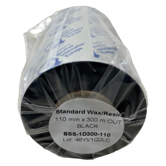 BROTHER BSS-1D300-110 110mm x 300mt 1 RIBBON TJ-4420TN/TJ-4520TN/TJ-4422T