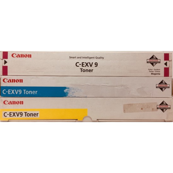 CANON C-EXV9 TONER ORIGINALE CIANO/MAGENTA/GIALLO IR 2570C/IR 3100C/IR 3170C