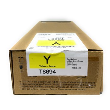 EPSON T8694 C13T869440 TANICA INCHIOSTRO ORIGINALE GIALLO XXL WORKFORCE WF-R8590 EPSON T8694 C13T869440 TANICA INCHIOSTRO ORIGINALE GIALLO XXL WORKFORCE WF-R8590