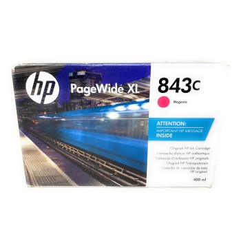 HP C1Q67A 843C CARTUCCIA ORIGINALE MAGENTA PAGEWIDE XL 4000/4500/5000 [08/2020]