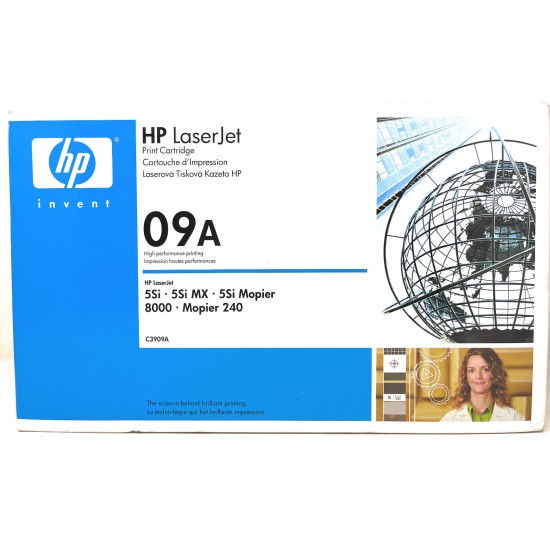 HP C3909A 09A TONER ORIGINALE LASERJET 5Si/5Si MOPIER/8000/MOPIER 240 [BLUE BOX]