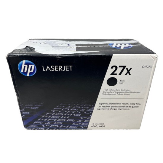 HP C4127X 27X ORIGINALE NERO ALTA CAPACITA' LASERJET 4000/4050/4050N 10K [C BOX]