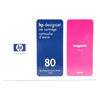 HP C4874A HP 80 CARTUCCIA ORIGINALE MAGENTA DESIGNJET 1000/1055c [2010-2014]