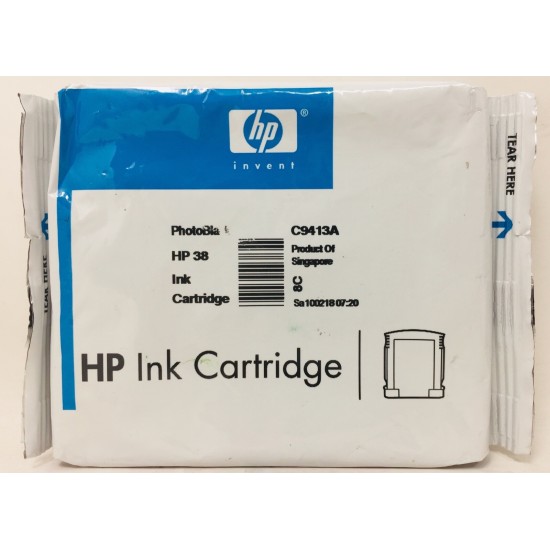 HP C9413A HP 38 CARTUCCIA ORIGINALE NERO FOTO PHOTOSMART PRO B8850/B9180 [NO BOX]
