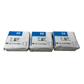 HP 82 3 CARTUCCE ORIGINALI CIANO MAGENTA GIALLO DESIGNJET 500/510/800 [NO BOX]