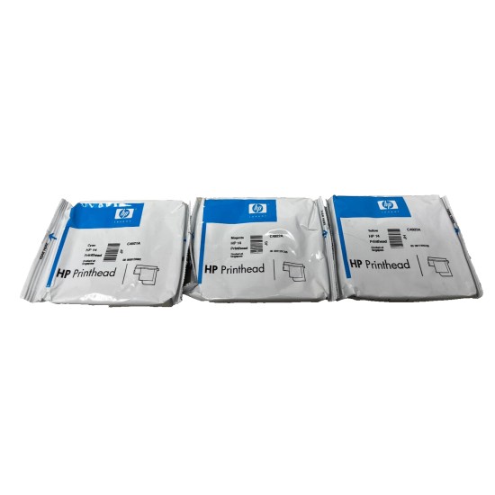 HP 14 3 TESTINE ORIGINALI C/M/Y OFFICEJET D125XI/D135/D145/7100/7110 [NO BOX]