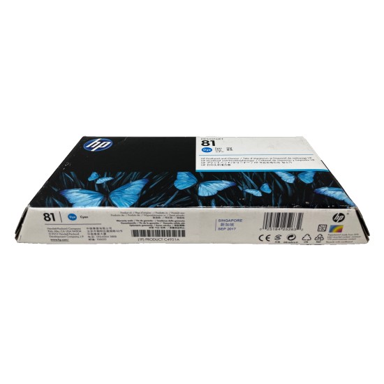 HP C4951A HP 81 TESTINA ORIGINALE CIANO PER DESIGNJET SERIES 5000/5500 [09/2017]