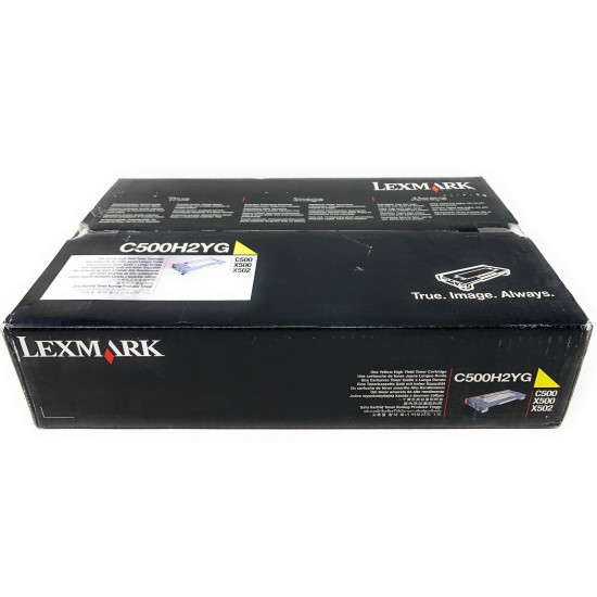 LEXMARK C500H2YG TONER ORIGINALE GIALLO LEXMARK C500n/X500n/X502n [A BOX]