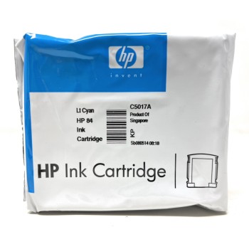 HP C5017A HP 84 CARTUCCIA ORIGINALE LIGHT CIANO DESIGNJET 10/20/50/120 [NO BOX]