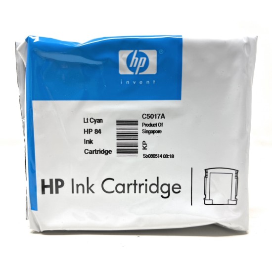HP C5017A HP 84 CARTUCCIA ORIGINALE LIGHT CIANO DESIGNJET 10/20/50/120 [NO BOX]