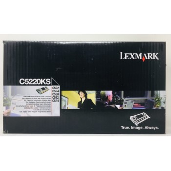 LEXMARK C5220KS TONER ORIGINALE NERO C522N/C524/C524DN/C530/C532/C534 4K [B BOX]