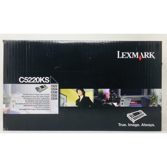 LEXMARK C5220KS TONER ORIGINALE NERO C522N/C524/C524DN/C530/C532/C534 4K [B BOX]
