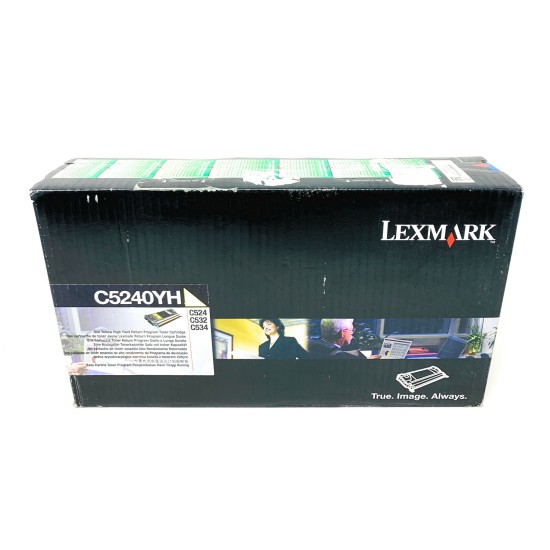 LEXMARK C5240YH TONER ORIGINALE GIALLO LEXMARK C524/C532/C534 3K [B BOX]