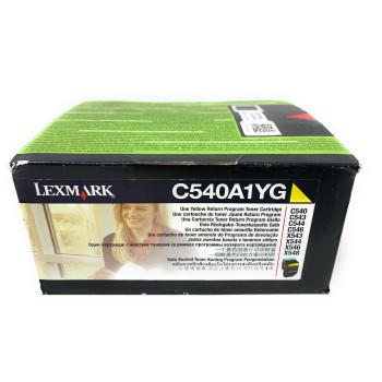 LEXMARK C540A1YG TONER ORIGINALE GIALLO C540/C544/C546/X543/X544/X548 [A BOX]
