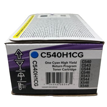 LEXMARK C540H1CG TONER ORIGINALE CIANO C540/C544/C546/X543/X544/X545/X548 [A BOX LEXMARK C540H1CG TONER ORIGINALE CIANO C540/C544/C546/X543/X544/X545/X548 [A BOX