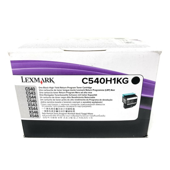LEXMARK C540H1KG TONER ORIGINALE NERO C540/C544/C546/X543/X544/X545/X548 [A BOX]