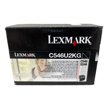 LEXMARK C546U2KG TONER ORIGINALE NERO ALTA CAPACITA' PER C546/X546 [B BOX]