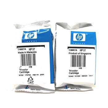 HP C6657AE HP 57+57 ORIGINALE COLORE PSC 1210/1217/1317/F4120/F4180 [2PZ NO BOX]