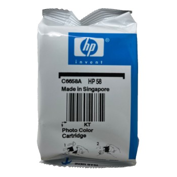 HP C6658A HP 58 CARTUCCIA ORIGINALE FOTO DESKJET 3650/5650/9650/D1320 [NO BOX]