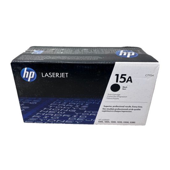 HP C7115A 15A TONER ORIGINALE LASERJET 1000W/1005W/1200/1220/3300/3320 [OPEN BOX