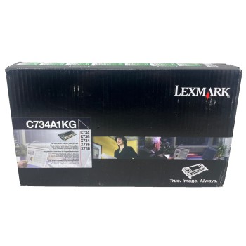LEXMARK C734A1KG TONER ORIGINALE NERO PER C734/X734/C736/X736/X738/C736n [A BOX]