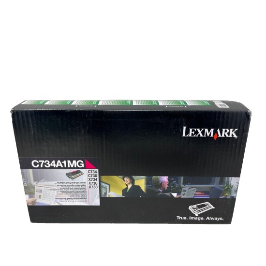 LEXMARK C734A1MG TONER ORIGINALE MAGENTA C734/X734/C736/X736/X738/C736n [A BOX]
