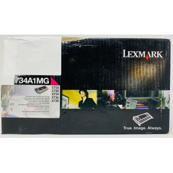 LEXMARK C734A1MG TONER ORIGINALE MAGENTA C734/X734/C736/X736/X738/C736n [D BOX]