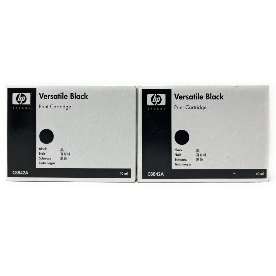 HP C8842A CARTUCCIA ORIGINALE NERO PER TIJ 2.5 40ml [X 2 PZ]