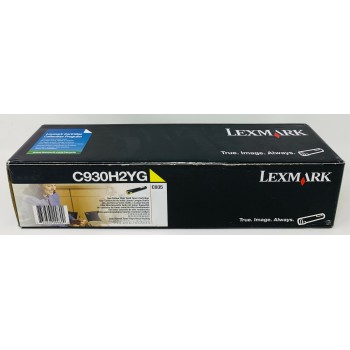 LEXMARK C930H2YG TONER ORIGINALE GIALLO C930/C935/C935DTN/C935HDN/C935DTN LEXMARK C930H2YG TONER ORIGINALE GIALLO C930/C935/C935DTN/C935HDN/C935DTN