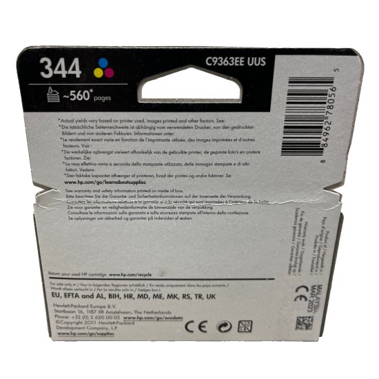 HP C9363EE HP 344 ORGINALE COLORE DESKJET 5740/5940/PHOTOSMART B8350/D5160 [2023]