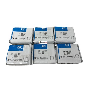 HP 84 HP 85 6 CARTUCCE ORIGINALI NERO CIANO MAGENTA GIALLO LC LM [NO BOX]