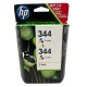 HP C9505EE HP 344+344 MULTIPACK ORIGINALE COLORE DESKJET 5940/B8350 [10/2016]