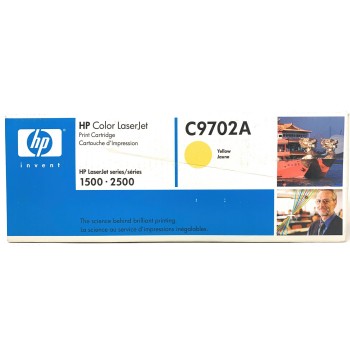 HP C9702A 121A TONER ORIGINALE GIALLO PER HP COLORLASERJET 1500/2500 [B BOX]