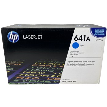 HP C9721A 641A TONER ORIGINALE CIANO PER HP COLORLASERJET 4600/4610/4650 [A BOX]
