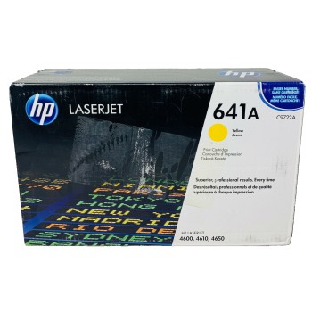 HP C9722A 641A TONER ORIGINALE GIALLO PER COLORLASERJET 4600/4610/4650 [B BOX]