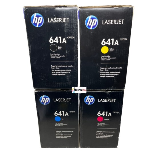 HP C9720A C9721A C9722A C9723A NERO CIANO GIALLO MAGENTA 641A COLORLASERJET 4600 HP C9720A C9721A C9722A C9723A NERO CIANO GIALLO MAGENTA 641A COLORLASERJET 4600