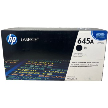 HP C9730A 645A TONER ORIGINALE NERO PER COLORLASERJET 5500/5550 SERIES [A BOX]