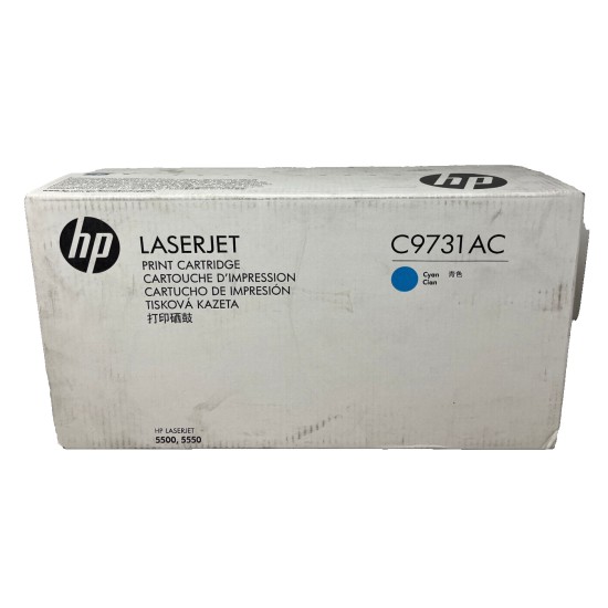 HP C9731AC C9731A 645A TONER ORIGINALE CIANO LASERJET 5500/5550 SERIES [B BOX]