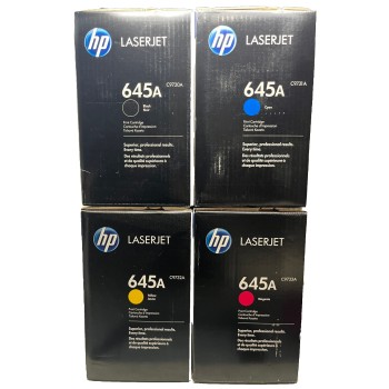 HP C9730A C9731A C9732A C9733A 645A NERO CIANO GIALLO MAGENTA COLORLASERJET 5500 HP C9730A C9731A C9732A C9733A 645A NERO CIANO GIALLO MAGENTA COLORLASERJET 5500