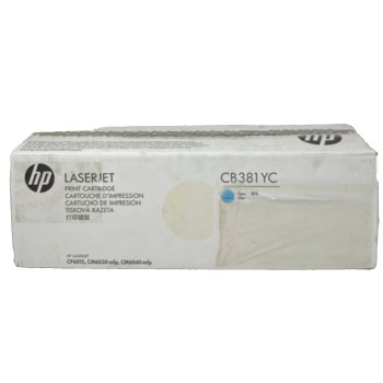 HP CB381A 824A TONER ORIGINALE CIANO COLORLASERJET CP6015/CM6030 [OPEN BOX]